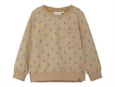 Lil Atelier white pepper sweatshirt moon